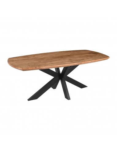 Table REPAS Ellipse SLOT acacia 200x100xH76cm Fin de série