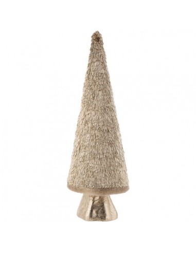 SAPIN NOEL DECO OR L 24.5x24.5x80cm des créatures d'habitude