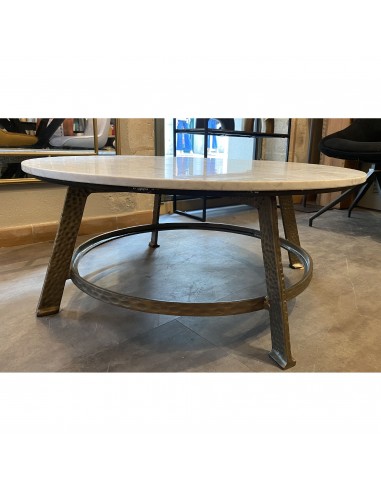 Table Basse MOLDY Marbre Ø91xH37 cm votre restaurant rapide dans 