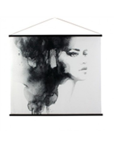 Toile Marie black/white 140x120 cm l'achat 