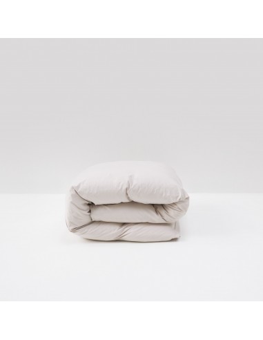 Housse de couette en percale de coton lavé 120 fils • Beige Sable online