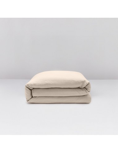 Housse de couette en lin lavé 190g/m² • Beige Sable le des métaux précieux