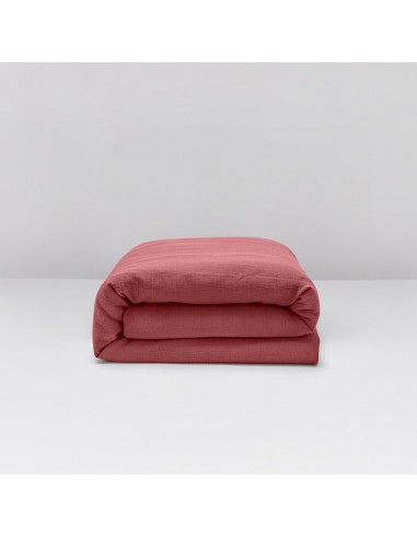 Housse de couette en gaze de coton 185g/m² • Rose Brique 2 - 3 jours ouvrés.