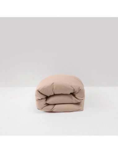 Housse de couette en percale de coton lavé 120 fils • Beige Argile s'inspire de l'anatomie humaine