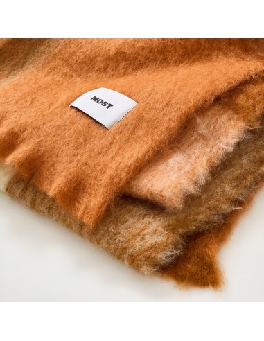 Plaid mohair - Marron livraison gratuite