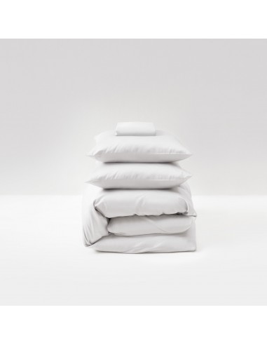 Egyptian Cotton Sateen Bedding Set • Pebble Grey Economisez 