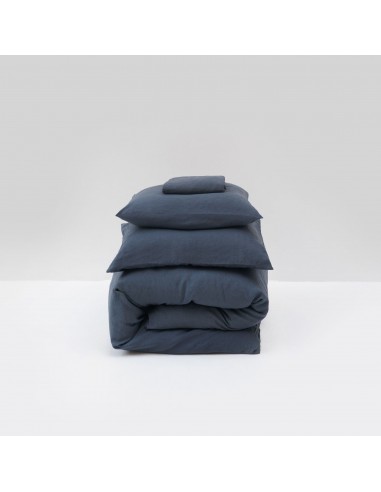 Washed linen bed set 190g/m² • Storm Blue l'évolution des habitudes 