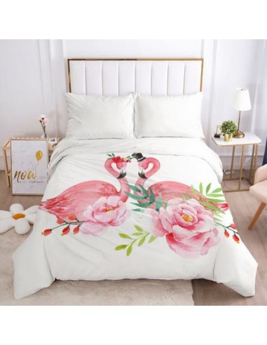 Housse de Couette Flamant Rose Couple Toutes les collections ici