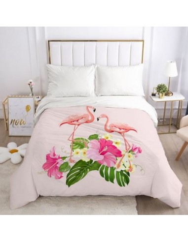 Housse de Couette Flamant Rose Fleurs Venez découvrir notre 