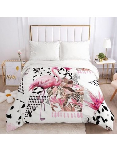 Housse de Couette Flamant Rose Plume l'achat 