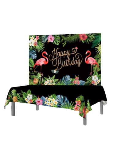 Déco Anniversaire Flamant Rose Ananas Pour