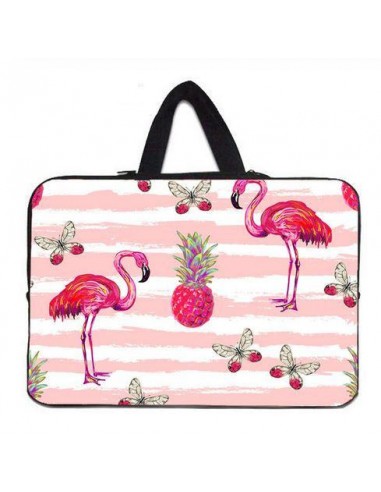 Étui Ordinateur Flamant Rose Ananas plus qu'un jeu 