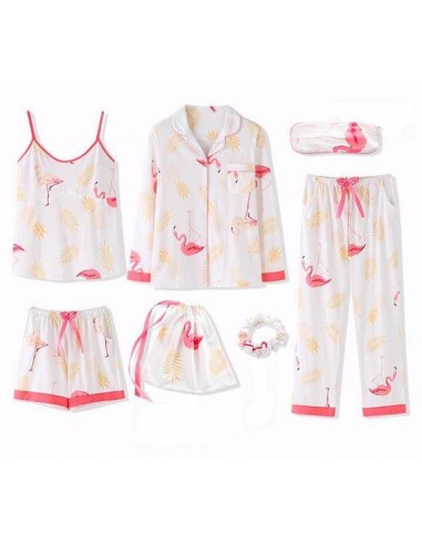 Ensemble Pyjama 7 pièces Flamant Rose prix pour 