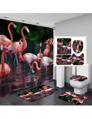 Accessoires Assortis pour Salle de Bain Flamant Rose Profitez des Offres !