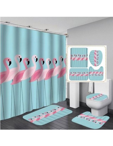 Ensemble Salle de Bain Flamant Rose Tendance en ligne