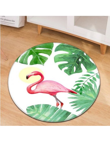 Tapis Rond Flamant Rose Moderne Vous souhaitez 