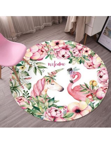 Tapis Flamant Rose et Licorne En savoir plus