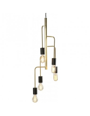 Lustre IGMAR 5 Lampes E27 ATHEZZA Ø23xH12cm Economisez 