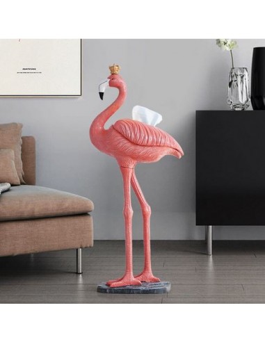 Grande Statue Flamant Rose Les êtres humains sont 