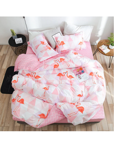 Housse de Couette Flamant Rose Fille Découvrez la collection