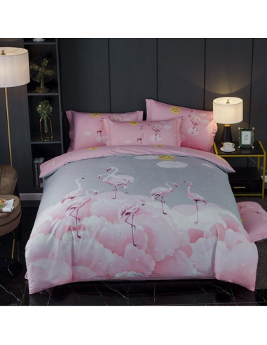 Housse de couette Flamant Rose 240x260 50-70% off 