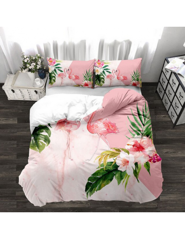 Housse de Couette Flamant Rose Tendance En savoir plus