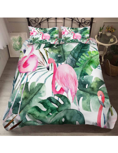 Housse de Couette Flamant Rose 240x220 2024