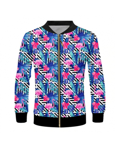 Veste Flamant Rose Baseball français