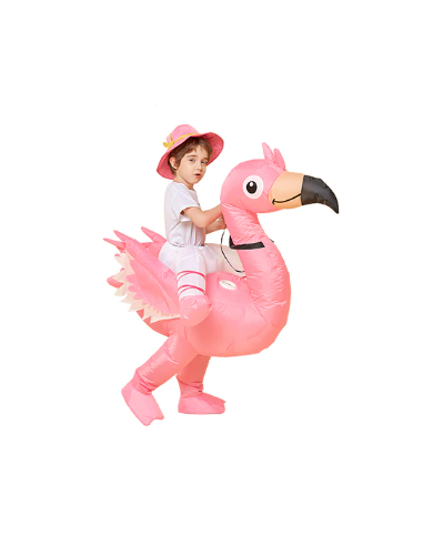 Costume Gonflable Enfant Flamant rose le concept de la Pate a emporter 