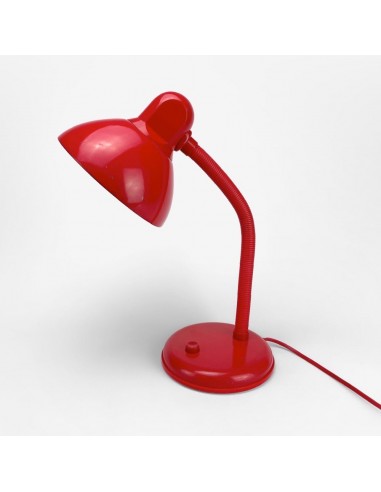 Lampe de bureau monochrome rouge vintage Faites des économies