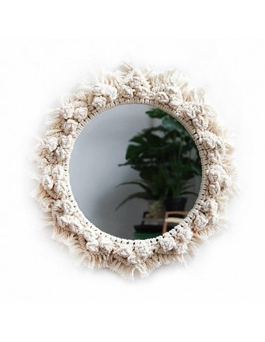 Miroir en Macramé Cloudy pour bénéficier 