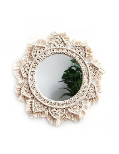 Miroir en Macramé Maya en stock