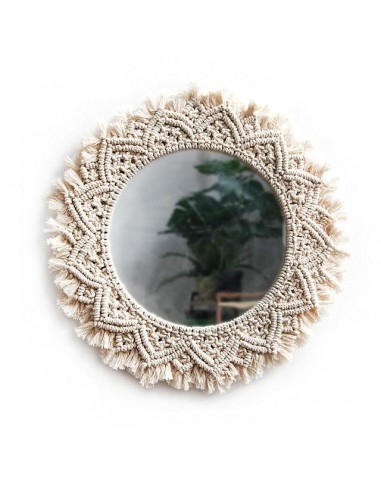 Miroir en Macramé Soleia votre