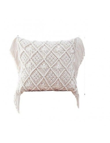 Coussin Macramé Premium Colombe pas cheres