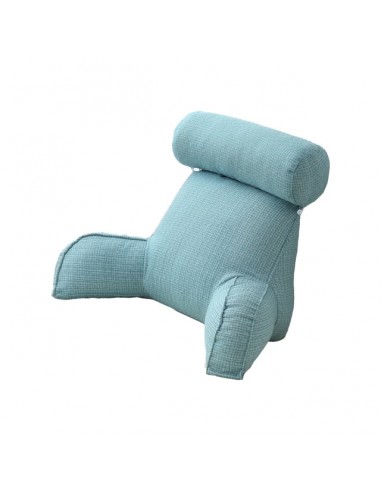 Coussin de lecture bleu est présent 