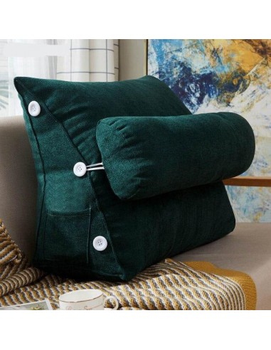 Coussin triangulaire vert 2 - 3 jours ouvrés.