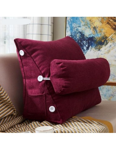 Coussin triangulaire rouge le concept de la Pate a emporter 