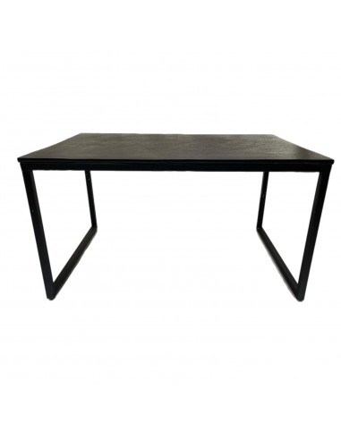 Table Basse BRANO Noire M 60x40xH33cm le des métaux précieux