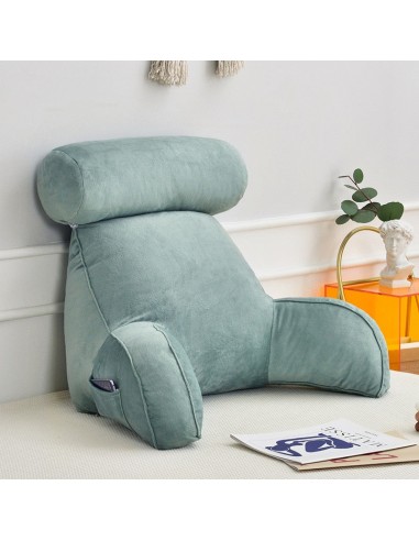 Coussin de lecture Bleu clair brillant des détails fins