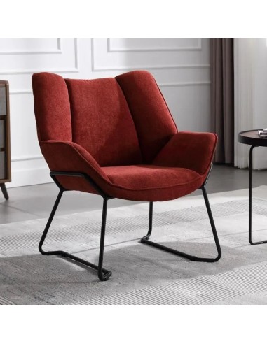 Fauteuil de lecture rouge Profitez des Offres !