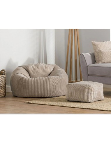 Fauteuil de lecture pouf beige vous aussi creer 